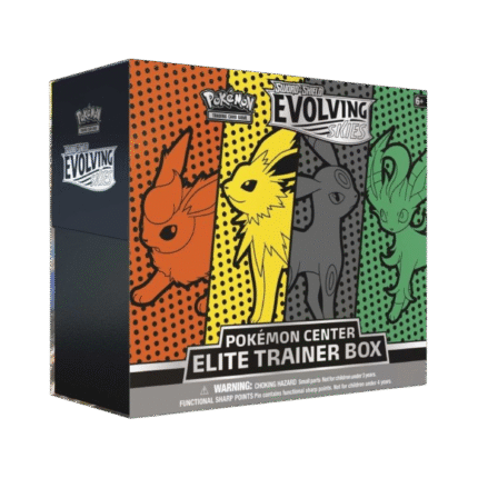 Evolving Skies Pokemon Center Elite Trainer Box [Leafeon, Umbreon, Jolteon, Flareon]