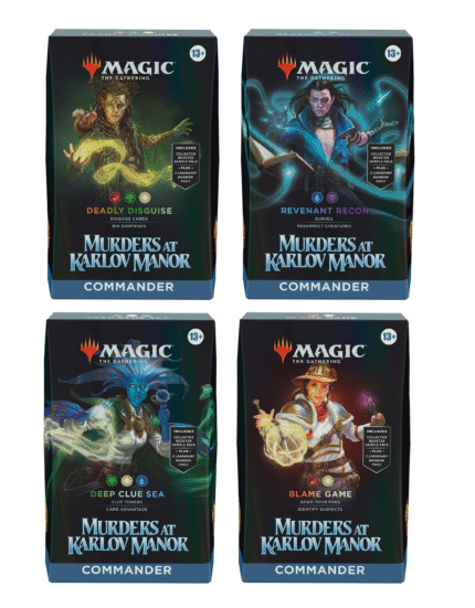 MTG Murders at Karlov Manor -Set of 4- Commander Decks